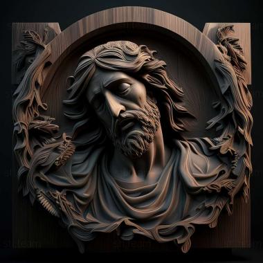 3D model jesus (STL)